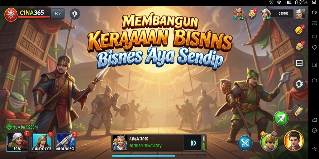 Tampilan gameplay CINA365 yang menarik dan penuh strategi.