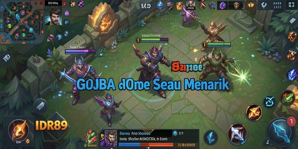 Tangkapan layar dari gameplay seru game MOBA IDR89.