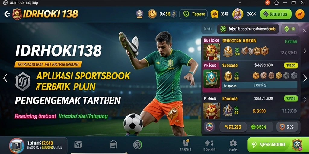 Tampilan menarik dari gameplay taruhan olahraga IDRHOKI138.