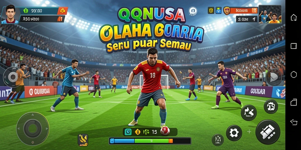 Tampilan gameplay QQNUSA yang penuh aksi dan seru.