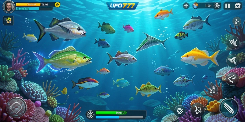 Tampilan gameplay menarik dari permainan Tembak Ikan.